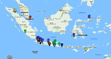 Location Map (Google Map) Master School (S2) Program Nomor