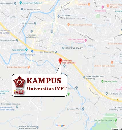 Lokasi Kampus (Google Map) Universitas IVET Semarang Nomor